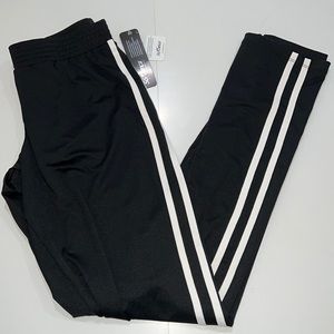 So Danca Black pants with white striped edges